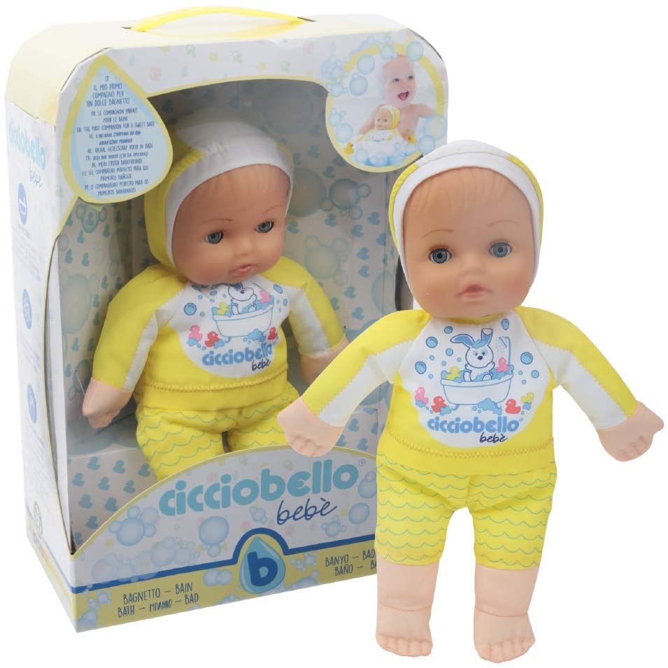 Cicciobello Bebè Bagnetto - Bambola Immergibile Primo Bagnetto