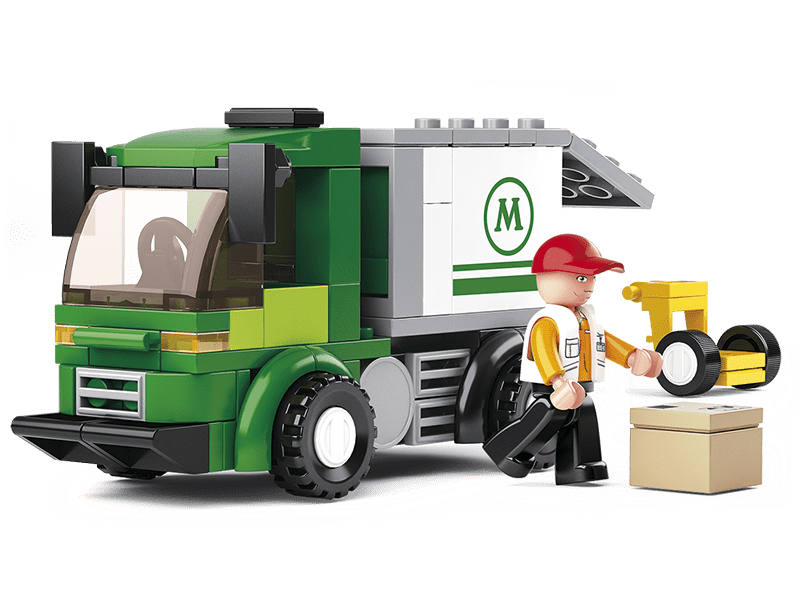 Costruzioni Sluban Set Costruzioni Camion Corriere Espresso