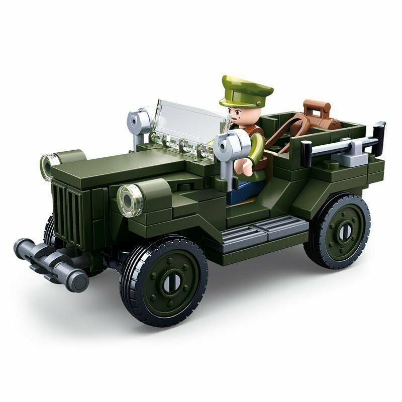 Sluban Costruzioni Jeep Militare WWII - The Toys Store