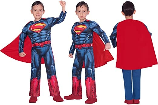 Costume Carnevale Superman Travestimento Bambini