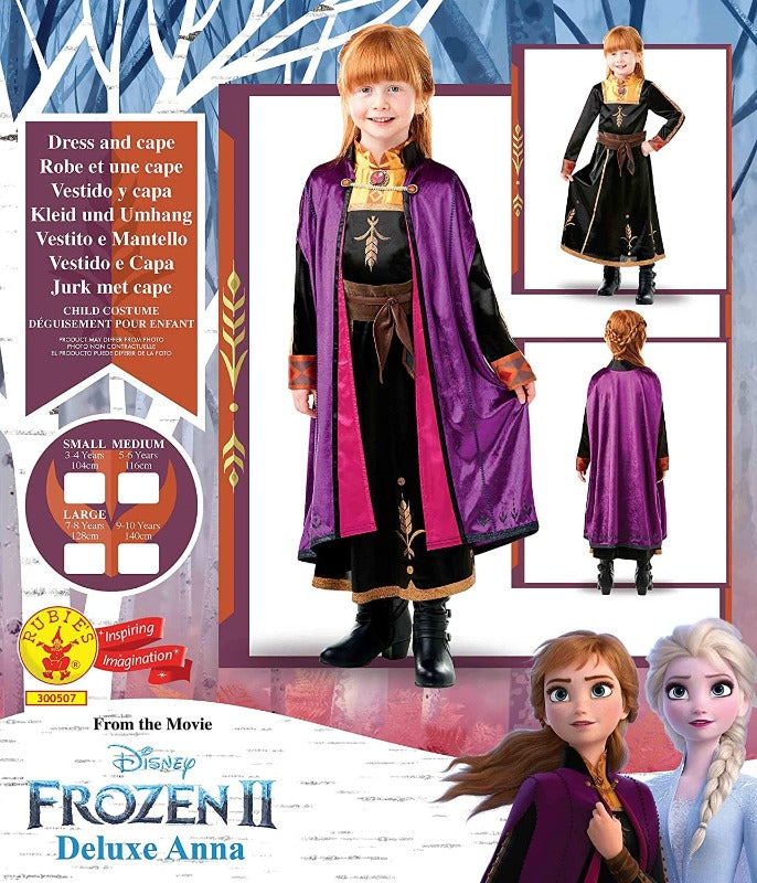 Costume Carnevale Frozen2, Travestimento Anna Travel – The Toys Store