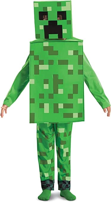 Costume Carnevale Creeper Minecraft, Costume per bambini
