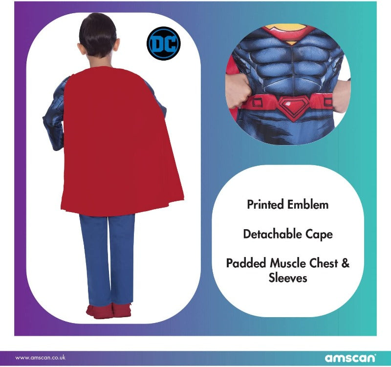 Costume per travestimento - Blu/Superman - BAMBINO