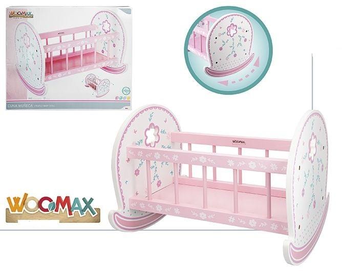 Bambole, playset e giocattoli Culla in Legno per Bambole