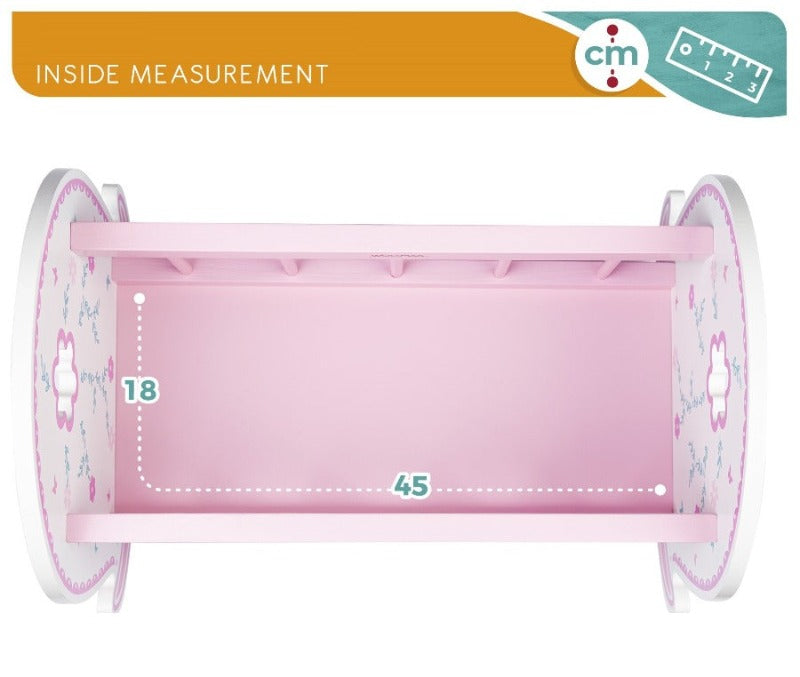 Bambole, playset e giocattoli Culla in Legno per Bambole