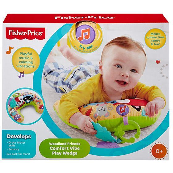 Fisher Price Cuscino per Neonati Animali della Foresta, Vibra e Suona - The Toys Store