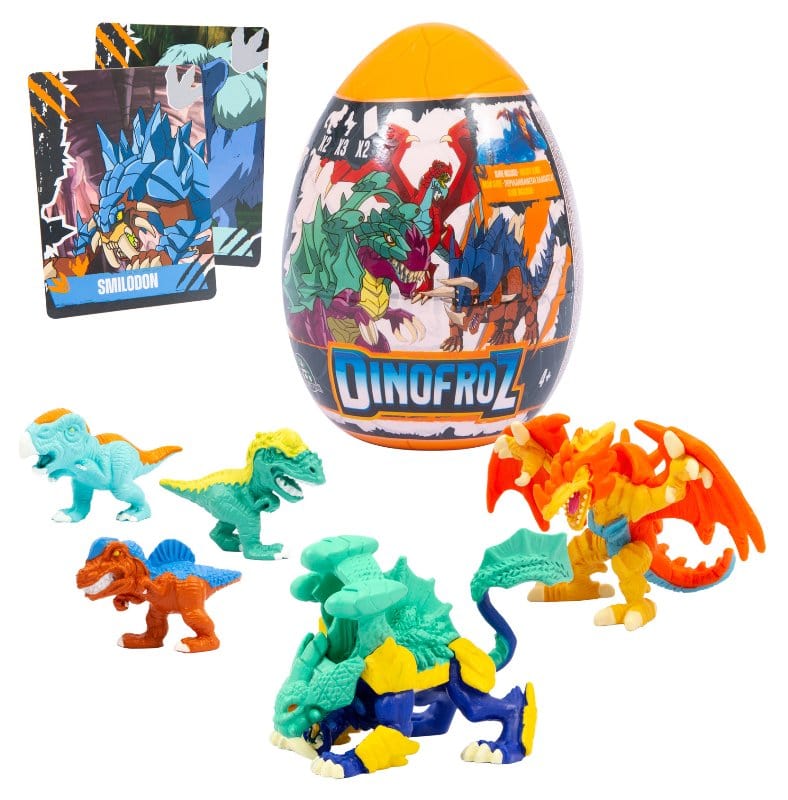 Action Figures Dinofroz Uovo Surprise con Slime