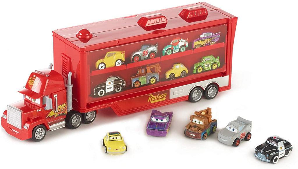 camion giocattolo Disney Cars Mack Trasportatore Contiene 5 Macchinine Mini Veicoli Cars