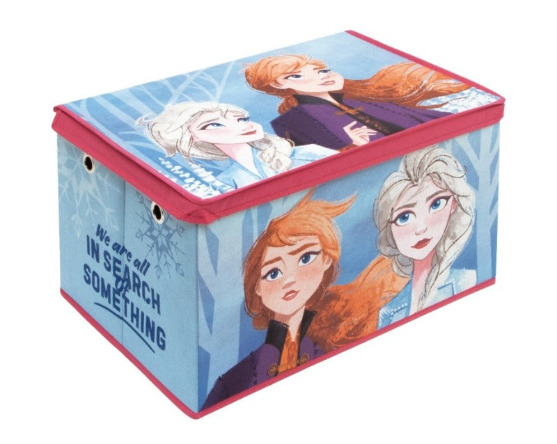 Scatole portagiochi Disney Frozen Scatola Contenitore in Tessuto con Coperchio 55 x 37 x 33