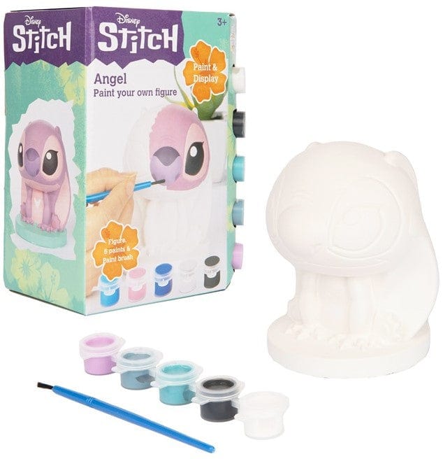 Giocattoli Lio e Stitch, Set Pittura con Personaggio da Dipingere Angel e Stitch