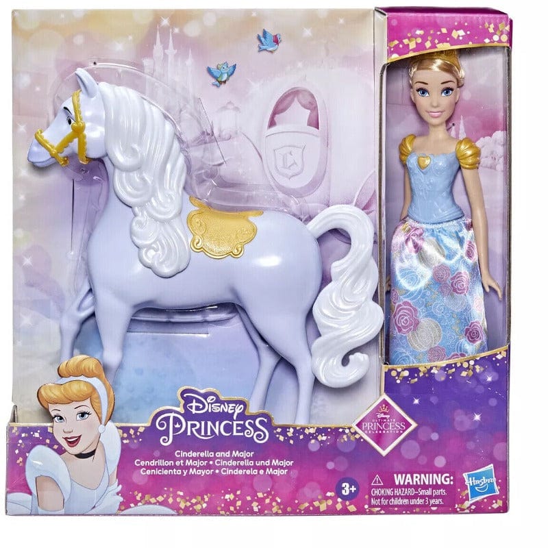 Bambole Disney Princess, Bambola Cenerentola con Cavallo Major