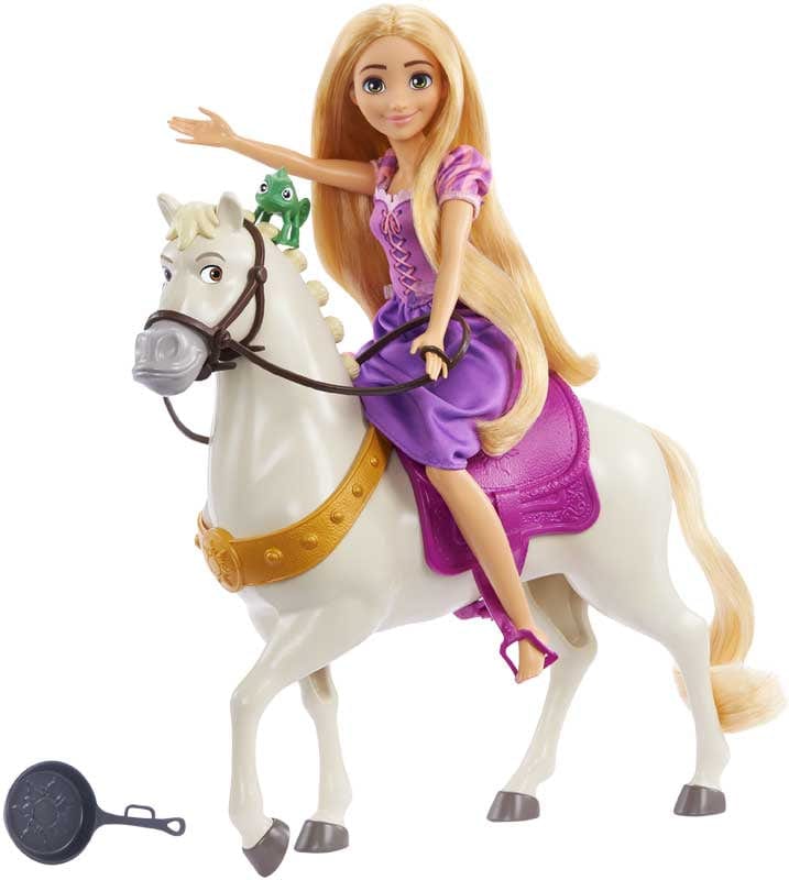 Bambole Disney Princess Rapunzel con Cavallo Maximus