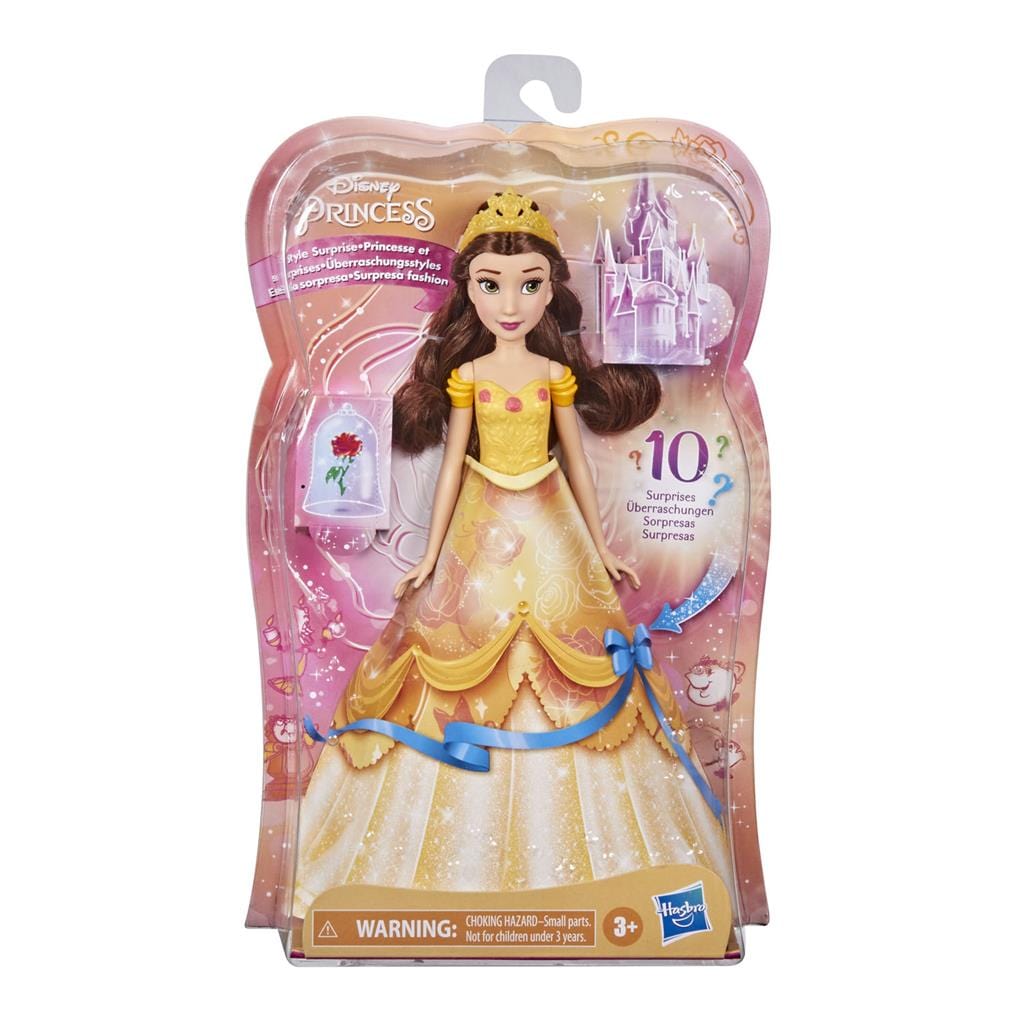 Bambole Disney Princess Surprise Belle - Bambola Principessa con 10 Sorprese Disney Princess Surprise Belle, Bambola Principessa con 10 Sorprese