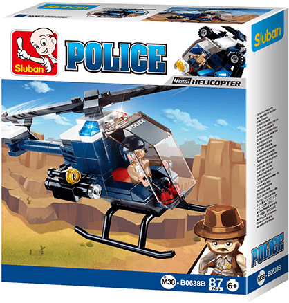 Giocattoli per costruzioni Sluban Costruzioni Elicottero della Polizia