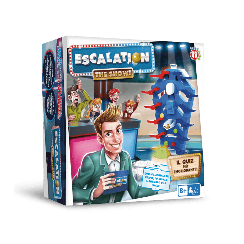 Giochi di società Escalation The Show, Gioco da Tavolo per tutta la Famiglia, Play Fun +8 Anni Escalation The Show, Gioco da Tavolo per tutta la Famiglia, Play Fun