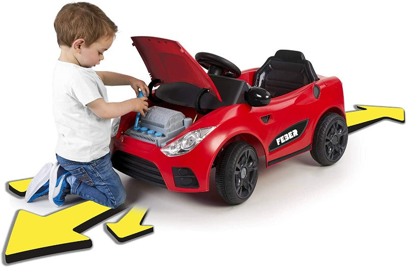 Veicoli elettrici per bambini FEBER My Real Car – Auto elettrica a Batteria interattiva +18Mesi
