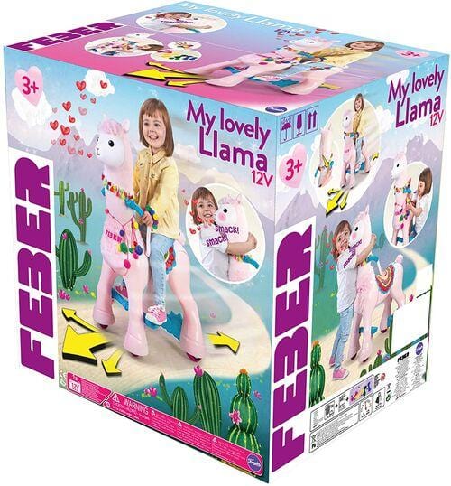 Feber My Lovely Lama | Veicolo Cavalcabile Elettrico Llama - The Toys Store
