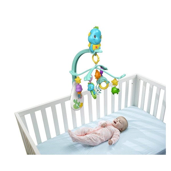 giocattolo prima infanzia Fisher-Price Giostrina dei Pesciolini 3 in 1 per Culla e Passeggino