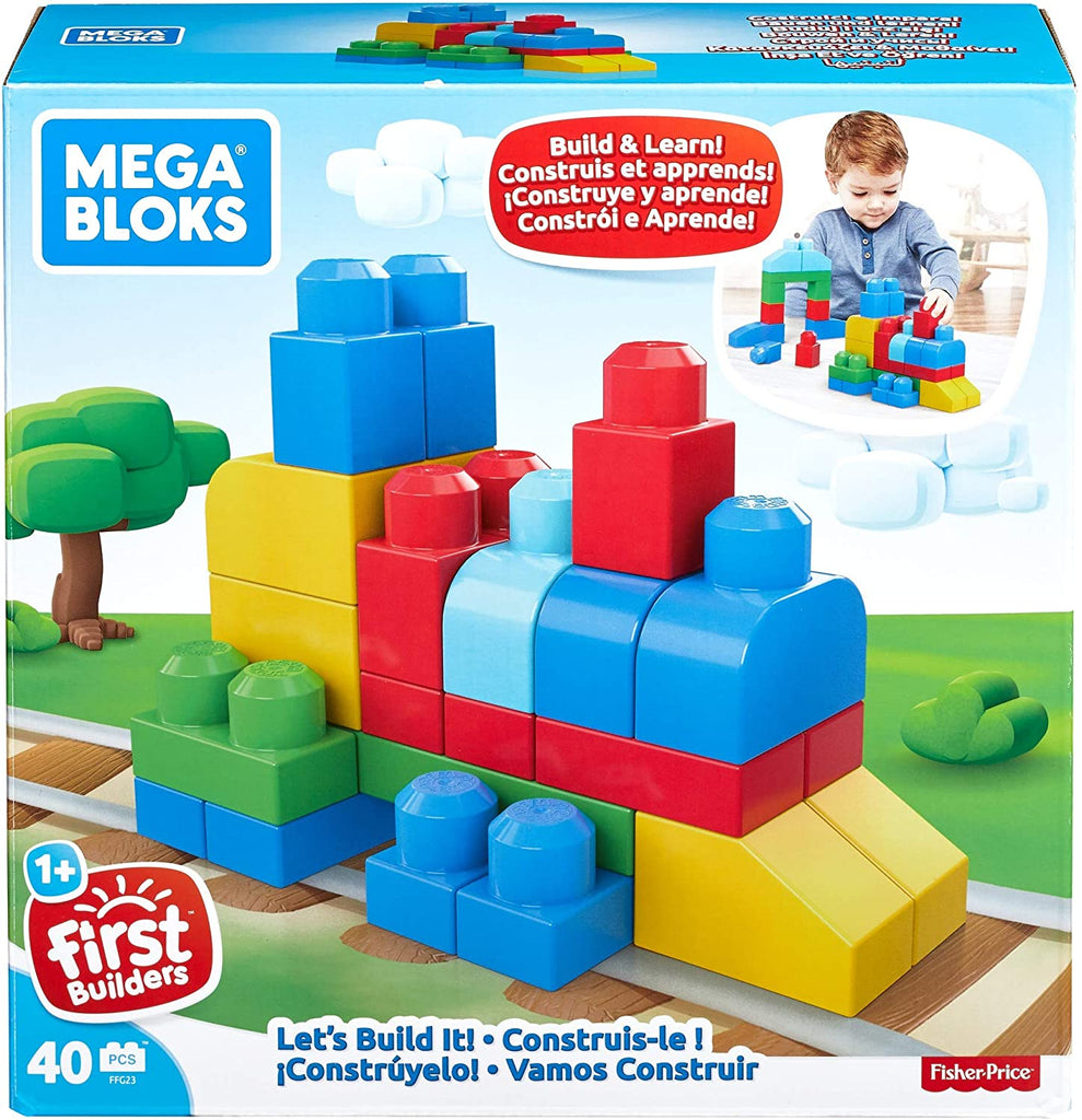 Mega Bloks Scatola Blocchi per Costruzioni da 40 Pezzi - The Toys Store