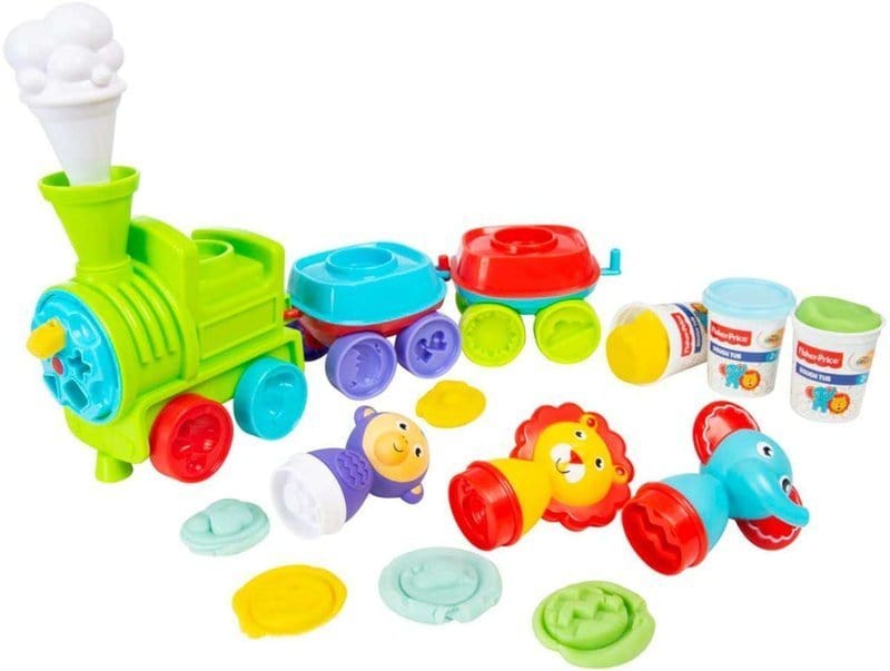 Plastilina Fisher Price Trenino con Plastilina e Formine