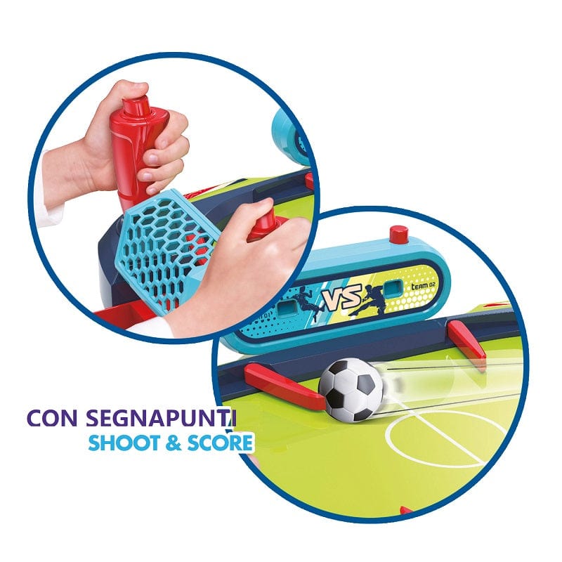 Giocattoli Flipper da Tavolo, Gioco Calcetto con Joystick 45x25x10cm