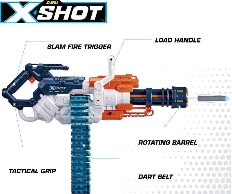 X-Shot Crusher con 49 dardi Inclusi - The Toys Store