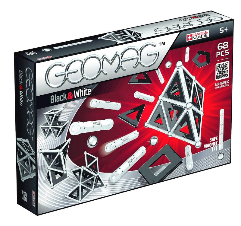 Geomag Costruzioni con Pannelli Black e White 68 pz - The Toys Store