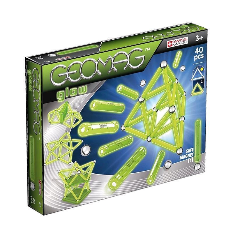 Giocattoli Geomag Glow | Costruzioni Magnetiche Fluorescenti 40 pezzi