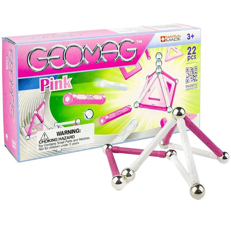 Geomag Pink | Costruzioni Magnetiche 22 pz - The Toys Store