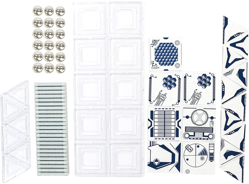 Set Costruzioni Spazio | Geomag Panels Glow - The Toys Store