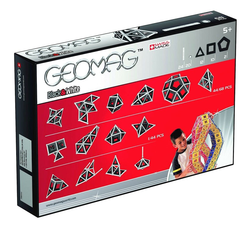 Geomag Costruzioni con Pannelli Black e White 68 pz - The Toys Store
