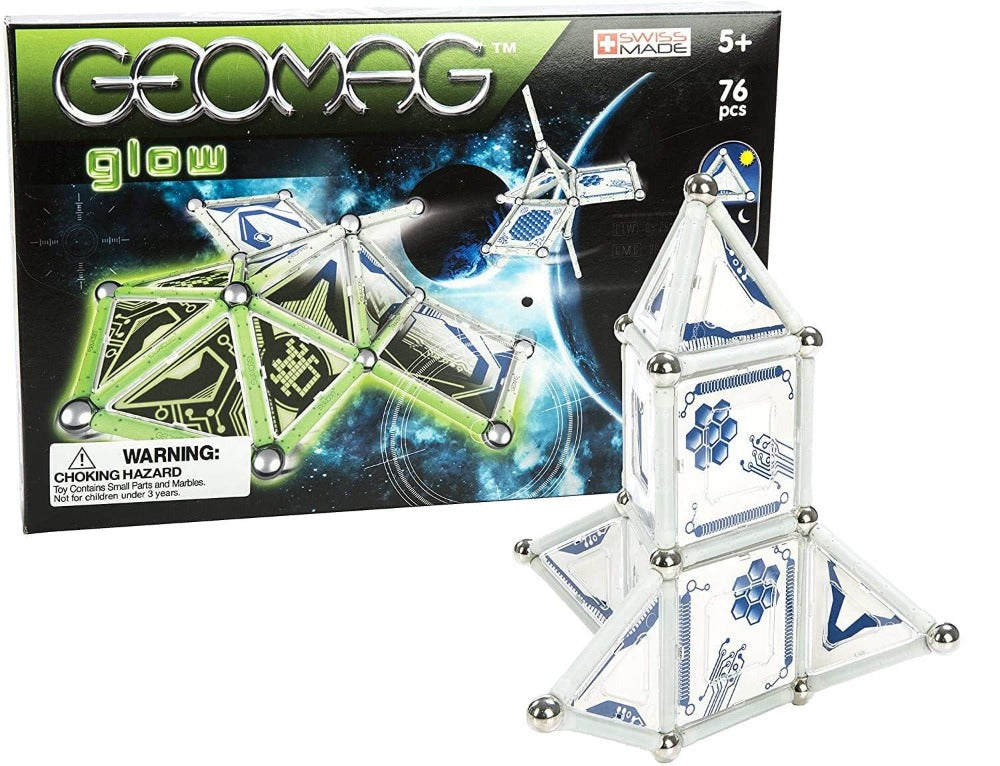 Set Costruzioni Spazio | Geomag Panels Glow - The Toys Store