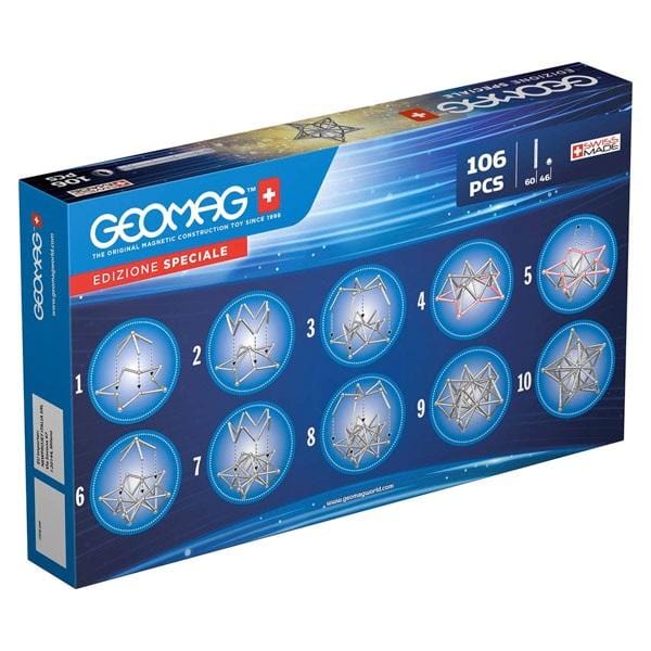Geomag Edizione Speciale 106pz Silver - The Toys Store