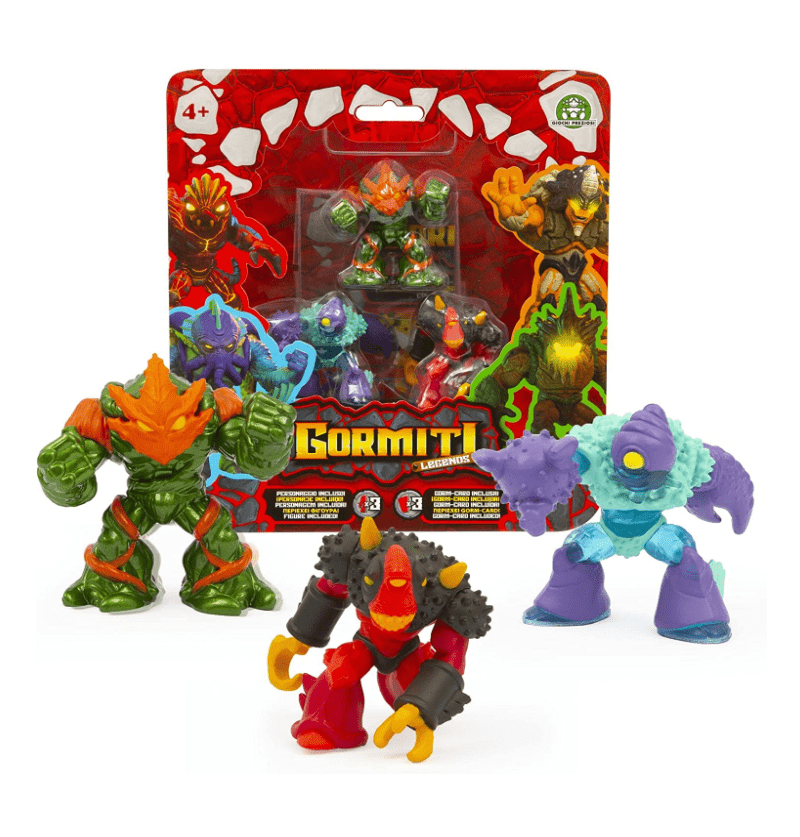 Gormiti Legends Personaggi 5cm set da 3 Action Figures The Toys Store