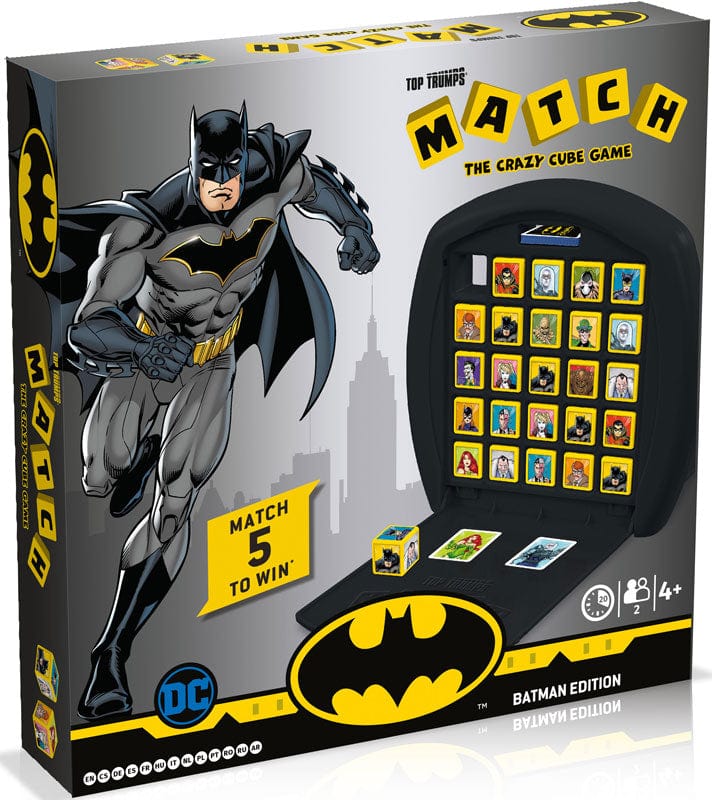Giochi di società Winning Moves - Top Trumps Match, Batman Gioco da Tavolo
