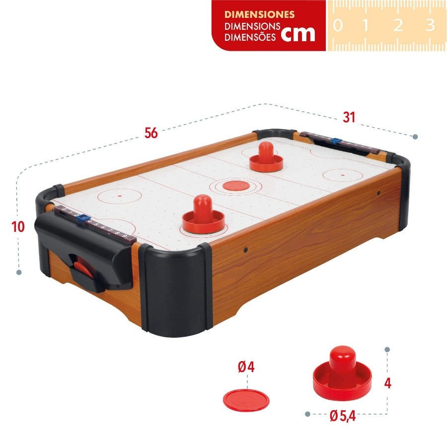Gioco Da Tavolo Hockey Su Ghiaccio In Legno - Attività Interattiva Per Famiglia E Bambini, Coordinazione