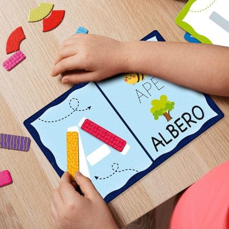 Giocattolo educativo Montessori Laboratorio Alfabeto e prima Scrittura, Lisciani Educativi