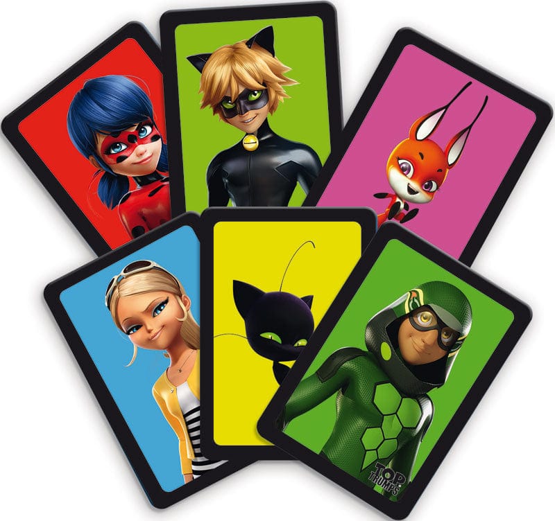 Giochi di società Winning Moves - Top Trumps Match, Miraculous Ladybug Gioco da Tavolo