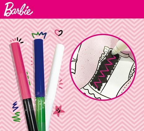 crea moda Barbie Disegna la Moda, Gioco Fashion School con Penna Magica