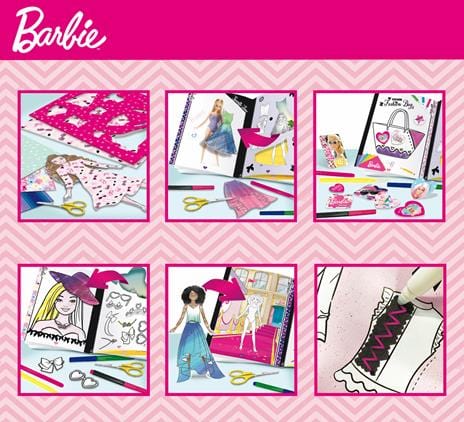 crea moda Barbie Disegna la Moda, Gioco Fashion School con Penna Magica
