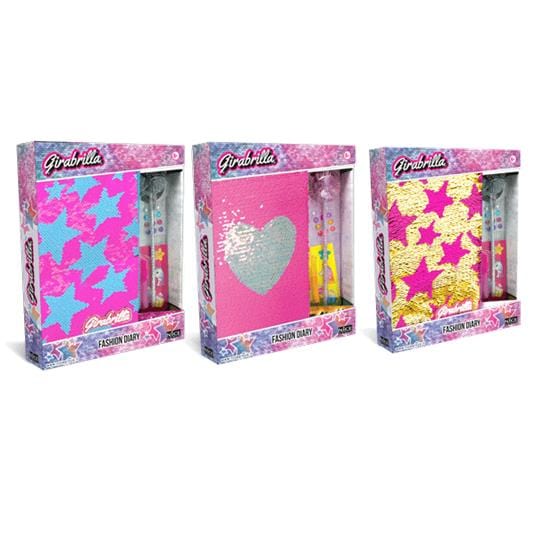 Colora e Decora Girabrilla Diario con Paillettes cambia Colore Reversibili