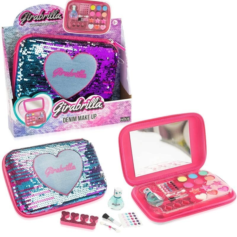 Make Up Bambini Girabrilla Nail Art Jeans Kit per Decorare le Unghie