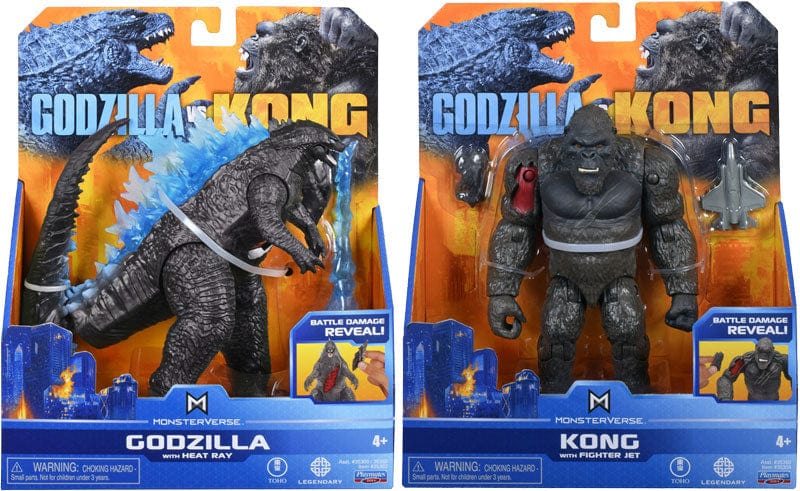 Action figure Personaggi Godzilla VS Kong - Godzilla con Raggio di Calore