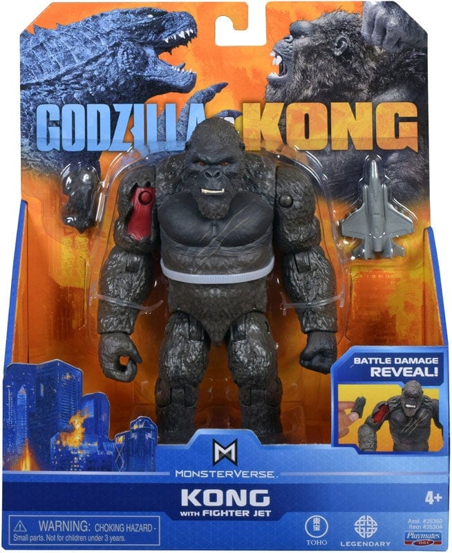 Action figure Personaggi Godzilla VS Kong - Kong con Aereo da Combattimento