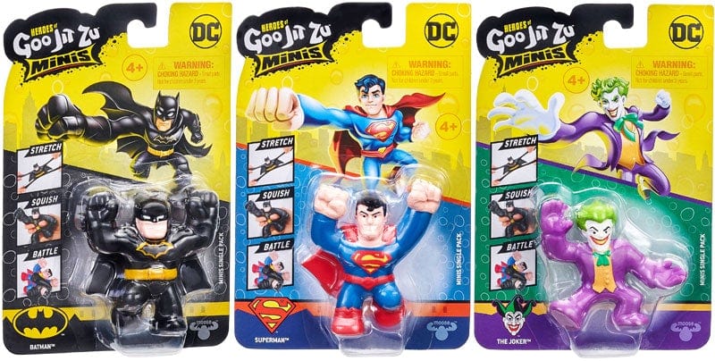 Action figure Goo Jit Zu DC Super Eroi Allungabili