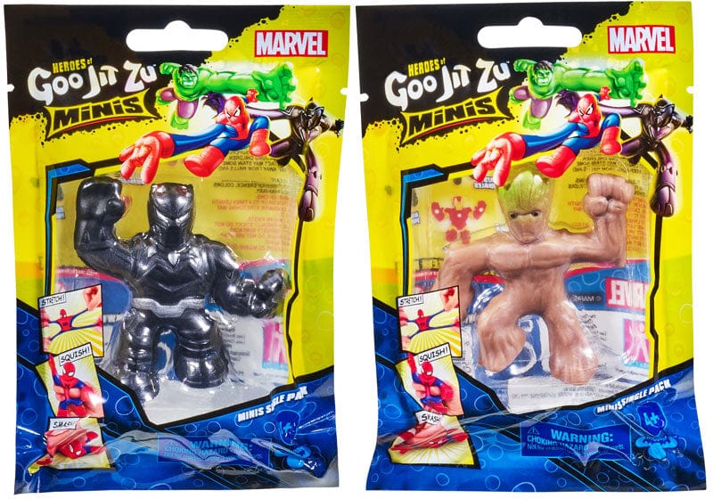 Action figure Goo Jit Zu Marvel Super Eroi Allungabili