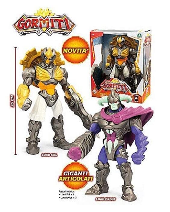 Gormiti Personaggi Giganti Lord Sol e Lord Ekos - The Toys Store