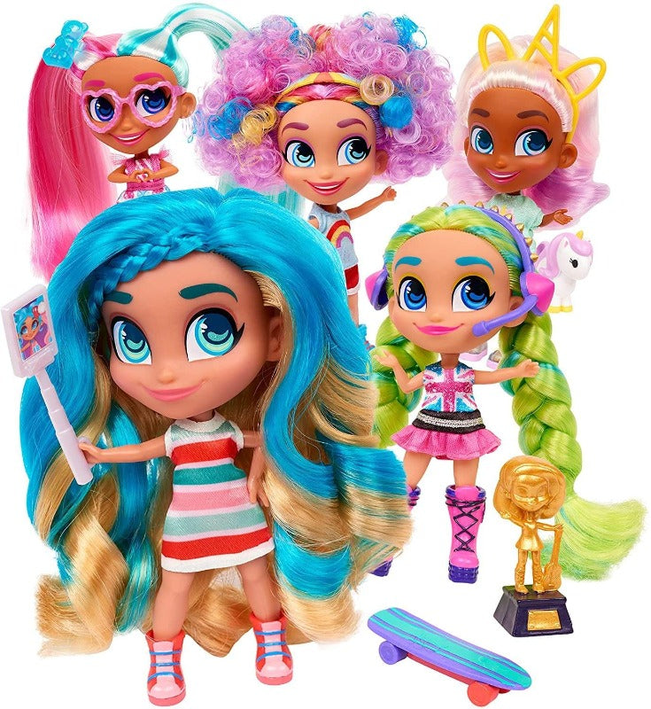 Hairdorables Bambole Stilose con Capelli Lucenti e Colorati - The Toys Store
