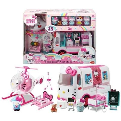 Bambole, playset e giocattoli Hello Kitty Playset Ambulanza ProntoSoccorso