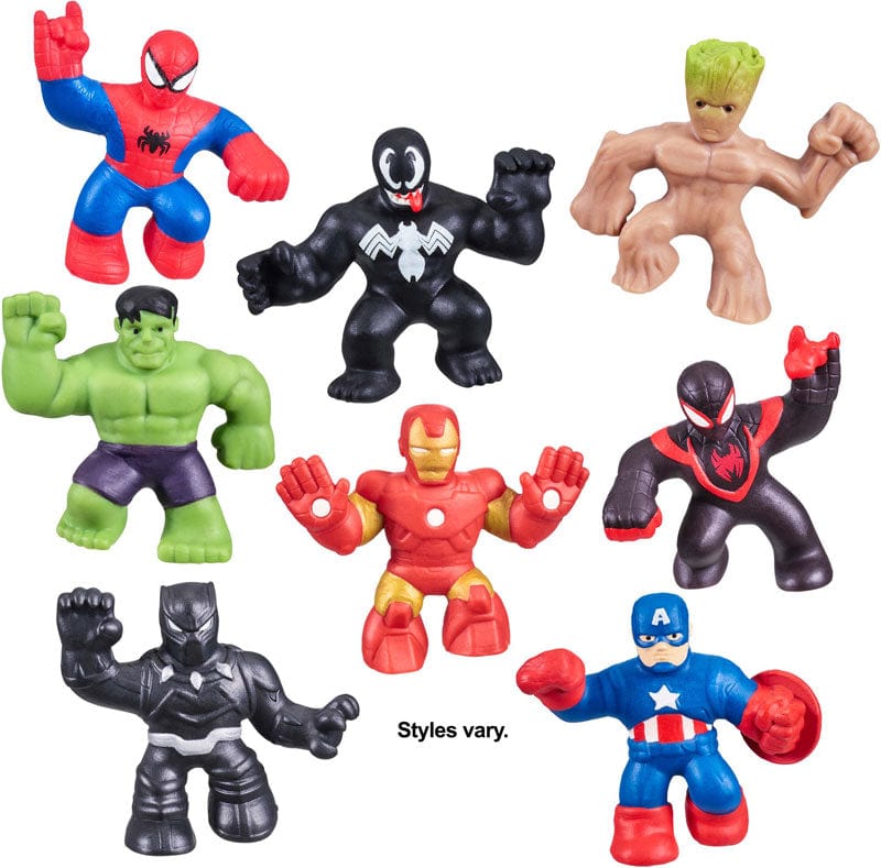 Action figure Goo Jit Zu Marvel Super Eroi Allungabili